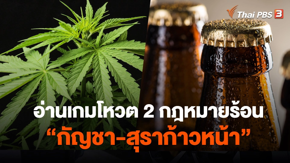 อ่านเกมโหวต 2 กฎหมายร้อน "กัญชา-สุราก้าวหน้า"