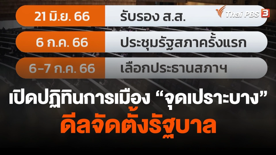 เปิดปฏิทินการเมือง "จุดเปราะบาง" ดีลจัดตั้งรัฐบาล