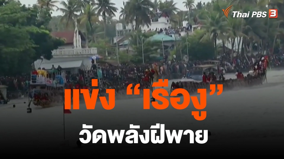 ​แข่ง "เรืองู" วัดพลังฝีพาย