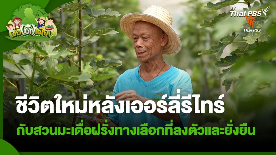 พอดีพอเพียง : ชีวิตใหม่หลังเออร์ลี่รีไทร์กับสวนมะเดื่อฝรั่งทางเลือกที่ลงตัวและยั่งยืน
