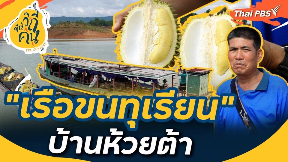 "เรือขนทุเรียน" บ้านห้วยต้า