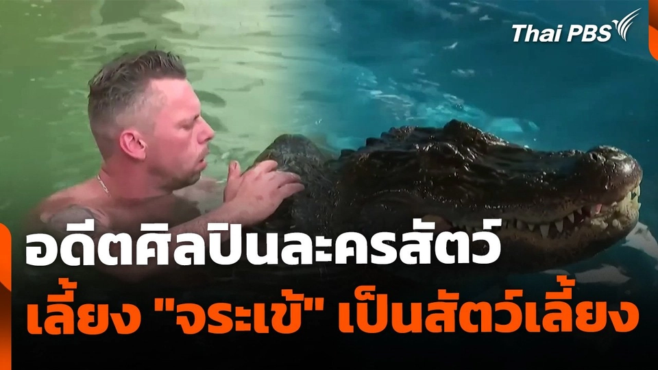 อดีตศิลปิน เลี้ยง "จระเข้อเมริกัน" เป็นสัตว์เลี้ยง