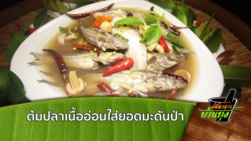 สูตรอาหารพื้นบ้าน: ต้มปลาเนื้ออ่อนใส่ยอดมะดันป่า