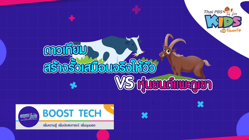 Boost Tech - ดาวเทียมสร้างรั้วเสมือนจริงให้วัว vs หุ่นยนต์แพะภูเขา
