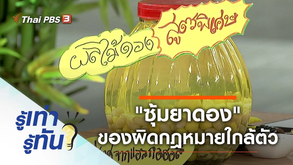 "ซุ้มยาดอง" ของผิดกฎหมายใกล้ตัว