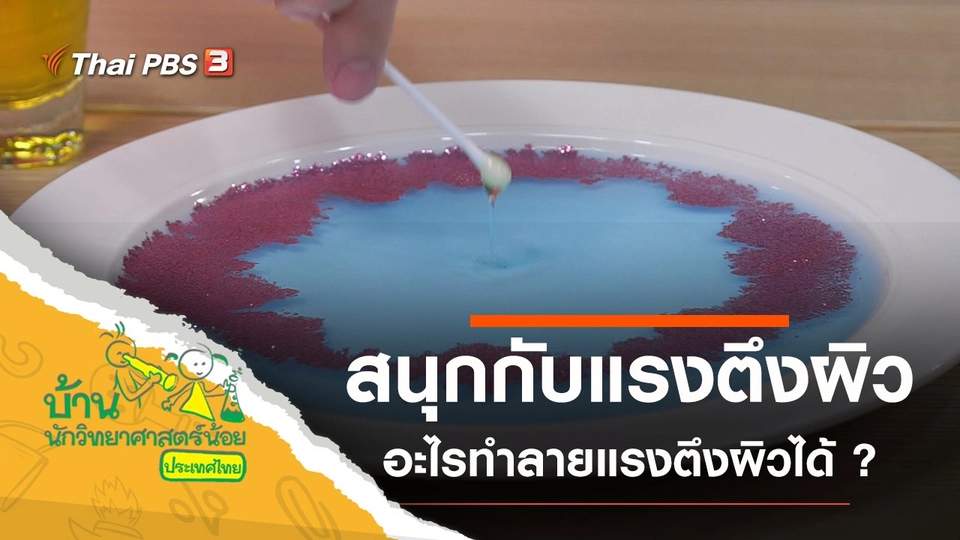 สนุกกับแรงตึงผิว