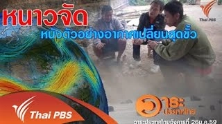 โลกร้อนกระทบอากาศแปรปรวน