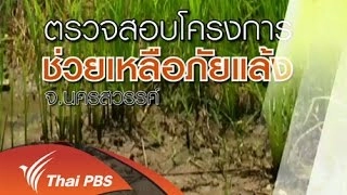 ตรวจสอบโครงการช่วยเหลือภัยแล้ง  จ.นครสวรรค์