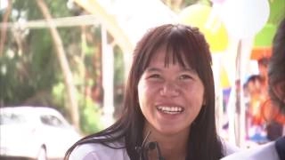 พูดคุยกับน้องๆนักกีฬาวอลเลย์บอลชายหาดจากทีมโรงเรียน ปากเกร็ด จังหวัด นนทบุรี