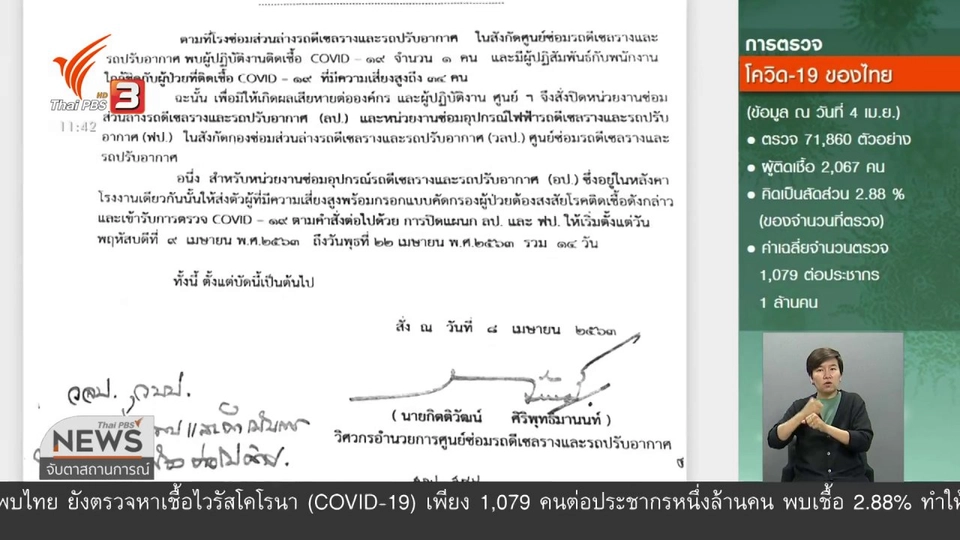 รฟท.ปิดศูนย์ซ่อมฯ หลังพบพนักงานเสี่ยงติดโควิดเพิ่ม