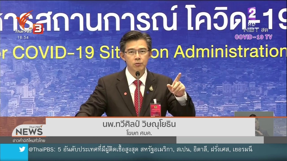 ศบค.ระบุพบผู้ฝ่าฝืน "เคอร์ฟิว" เพิ่ม