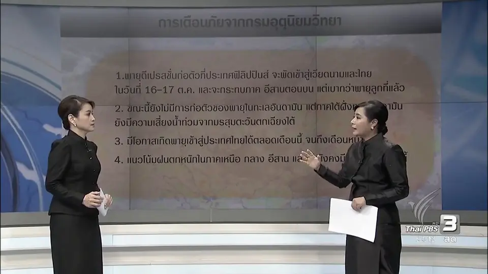 กรมอุตุฯเตือน อีสานฝนตกหนัก 16 ต.ค.