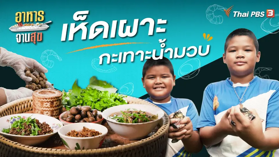 เห็ดเผาะกะเทาะน้ำมวบ