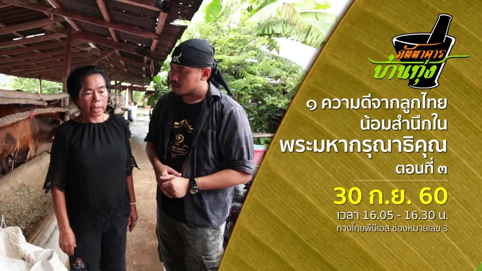 ๑ ความดีจากลูกไทย น้อมสำนึกในพระมหากรุณาธิคุณ ตอนที่ ๓