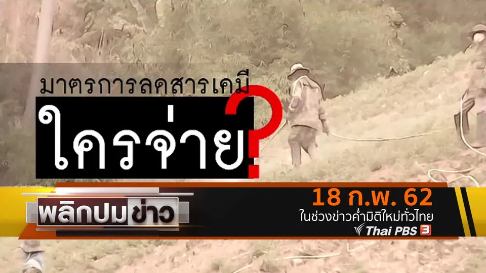 มาตรการลดสารเคมี ใครจ่าย ?