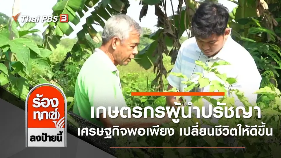 เกษตรกรผู้นำปรัชญาเศรษฐกิจพอเพียง มาเปลี่ยนชีวิตให้ดีขึ้น จ.นครปฐม