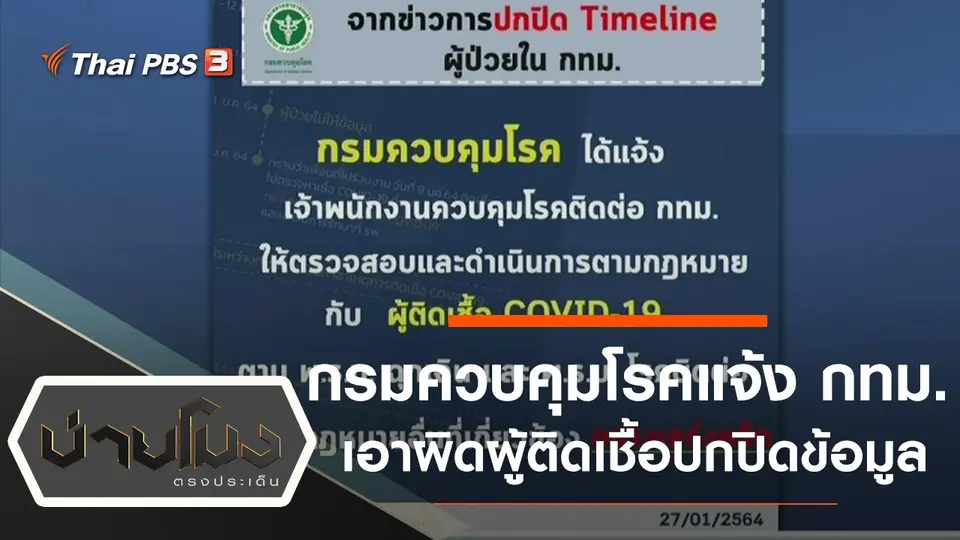 ประเด็นข่าว (28 ม.ค. 64)