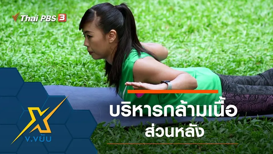 ท่าออกกำลังกายบริหารกล้ามเนื้อส่วนหลัง