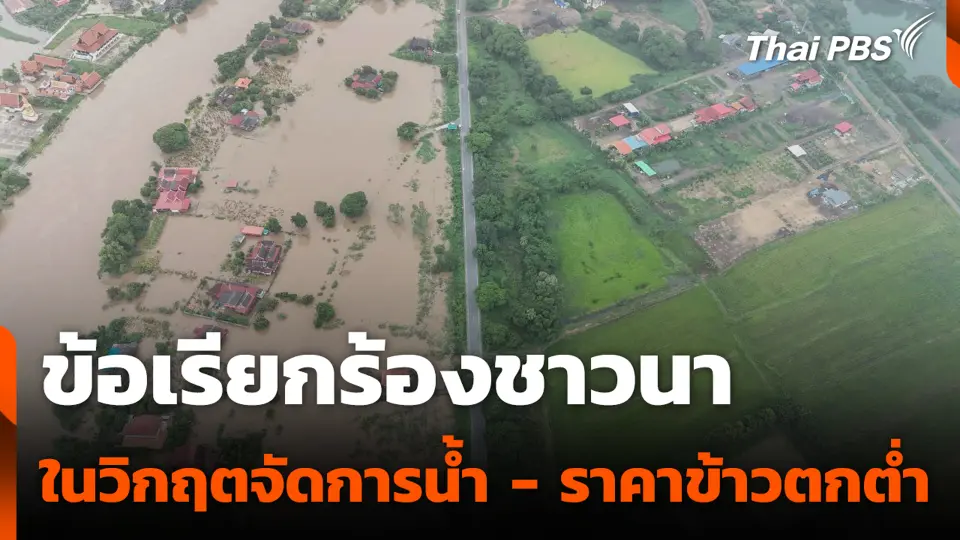 ข้อเรียกร้องชาวนา ในวิกฤตจัดการน้ำ - ราคาข้าวตกต่ำ