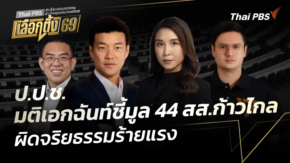 ป.ป.ช.มีมติเอกฉันท์ชี้มูล 44 สส.ก้าวไกล ผิดจริยธรรมร้ายแรง