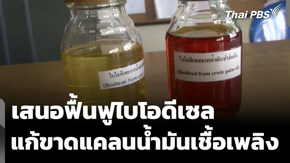 เตรียมเสนอฟื้นฟูไบโอดีเซล แก้ขาดแคลนน้ำมันเชื้อเพลิง