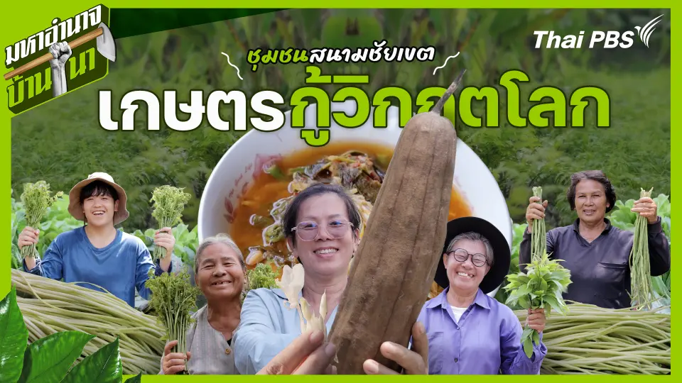 ชุมชนสนามชัยเขต เกษตรกู้วิกฤตโลก