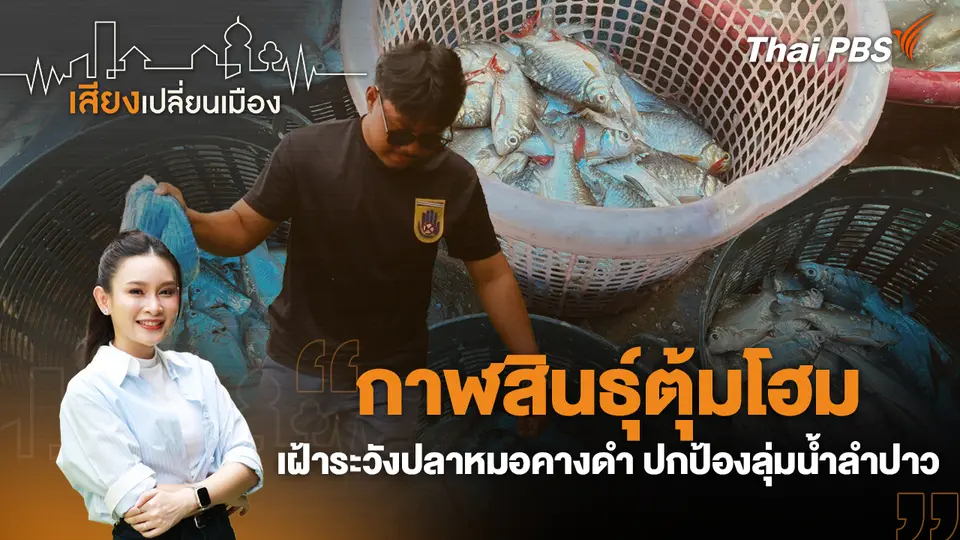 กาฬสินธุ์ตุ้มโฮม เฝ้าระวังปลาหมอคางดำ ปกป้องลุ่มน้ำลำปาว