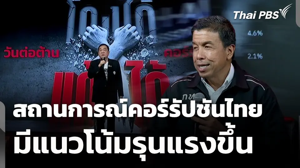 สถานการณ์คอร์รัปชันไทยมีแนวโน้มรุนแรงขึ้น