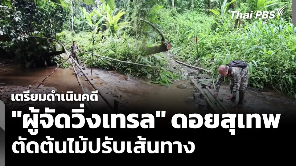 เตรียมดำเนินคดี "ผู้จัดวิ่งเทรล" ดอยสุเทพตัดต้นไม้ปรับเส้นทาง