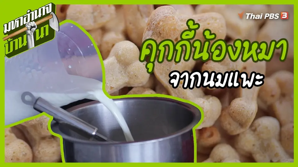 ​สูตรลับฉบับบ้านนา : คุกกี้น้องหมาจากนมแพะ