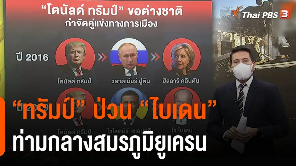 วิเคราะห์สถานการณ์ต่างประเทศ : "ทรัมป์" ป่วน "ไบเดน" ท่ามกลางสมรภูมิยูเครน