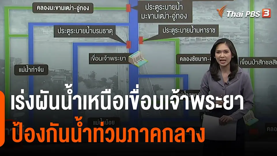 ​สถานีร้องเรียน : เร่งผันน้ำเหนือเขื่อนเจ้าพระยา ป้องกันน้ำท่วมภาคกลาง
