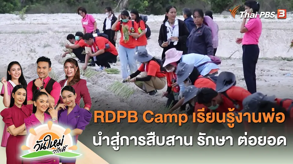 RDPB Camp เรียนรู้งานพ่อ นำสู่การสืบสาน รักษา ต่อยอด