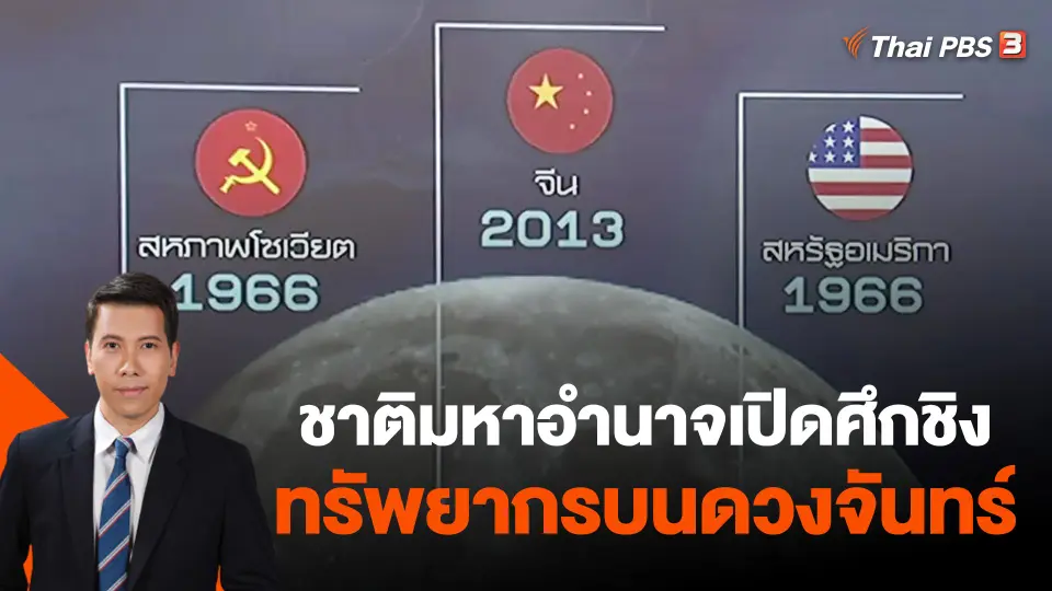 ​วิเคราะห์สถานการณ์ต่างประเทศ : ชาติมหาอำนาจเปิดศึกชิงทรัพยากรบนดวงจันทร์
