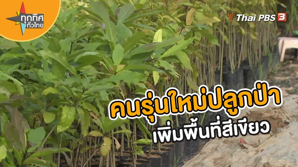 ​อาชีพทั่วไทย : คนรุ่นใหม่ปลูกป่าเพิ่มพื้นที่สีเขียว