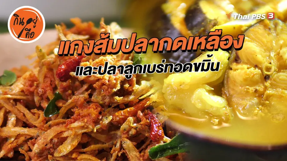 ​สูตรลับออนไลน์ : แกงส้มปลากดเหลือง และปลาลูกเบร่ทอดขมิ้น