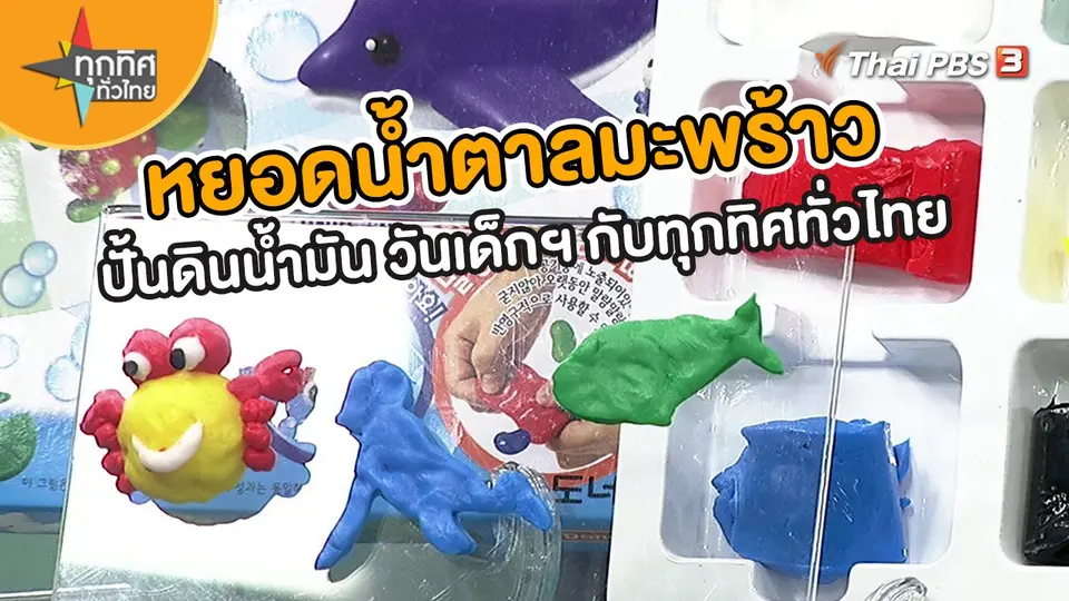 ร่วมหยอดน้ำตาลมะพร้าว - ปั้นดินน้ำมัน วันเด็กฯ กับทุกทิศทั่วไทย