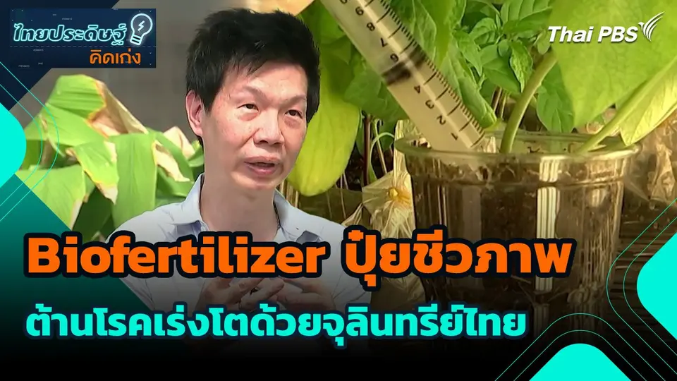 ​ไทยประดิษฐ์คิดเก่ง : Biofertilizer ปุ๋ยชีวภาพ ต้านโรคเร่งโตด้วยจุลินทรีย์ไทย