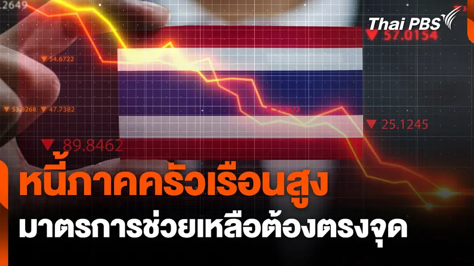 หนี้ภาคครัวเรือนสูง แต่มาตรการช่วยเหลือต้องตรงจุด