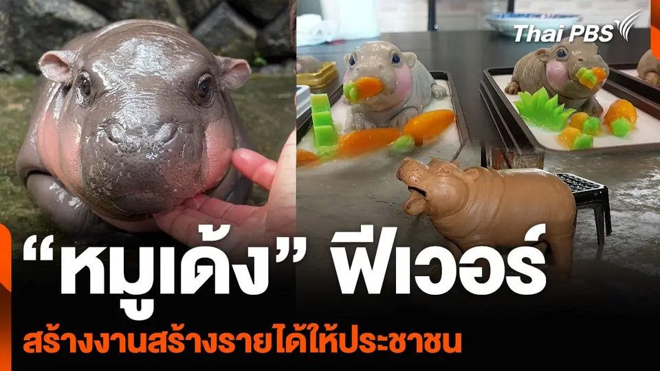 “หมูเด้ง” ฟีเวอร์ สร้างงานสร้างรายได้ให้ประชาชน