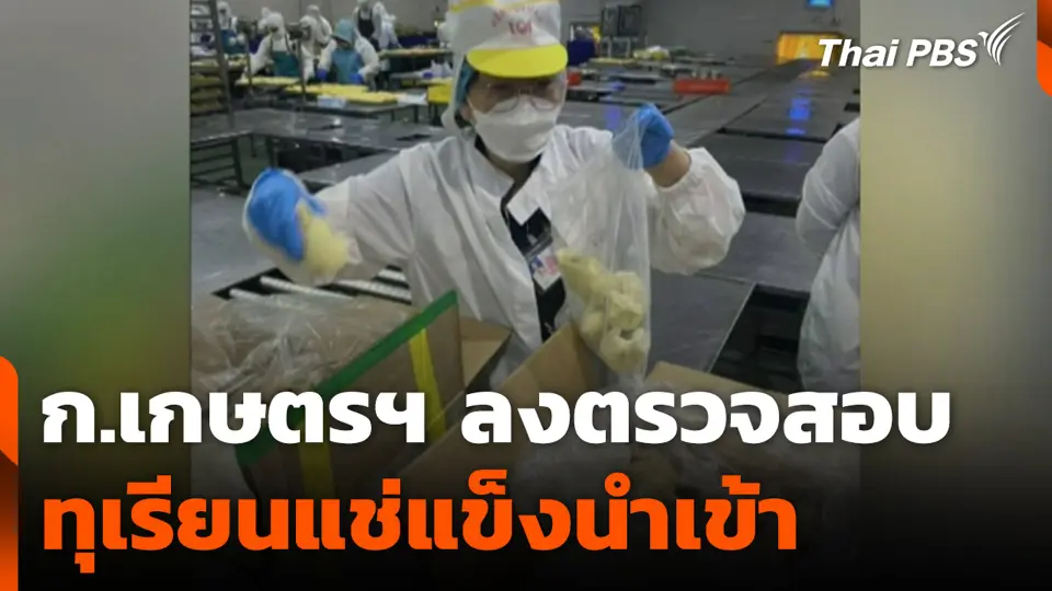 ก.เกษตรฯ ลงพื้นที่ ตรวจสอบ ทุเรียนแช่แข็งนำเข้า  ข่าวค่ำ.mp4