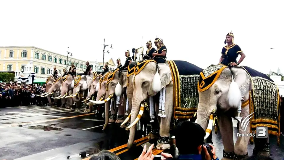 เบื้องหลังขบวนช้างสักการะพระบรมศพในหลวง รัชกาลที่ 9