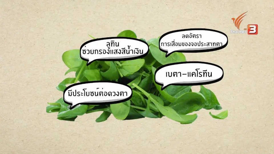อาหารเป็นยา : ผักโขม
