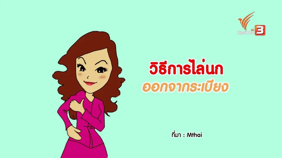 กระจ่างจิต : วิธีการไล่นกออกจากระเบียง
