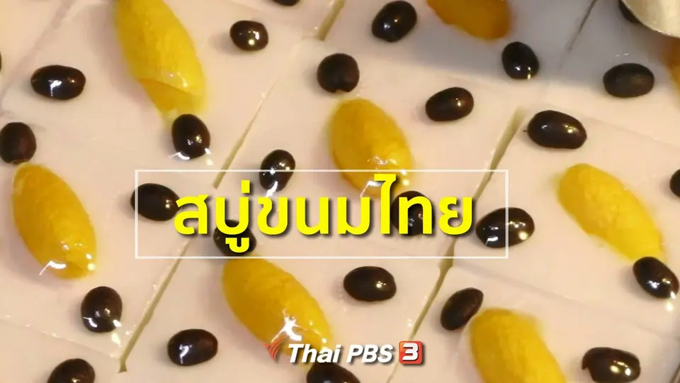 อาชีพทั่วไทย : สาวดำเนินสะดวกสร้างสรรค์สบู่รูปขนมไทย
