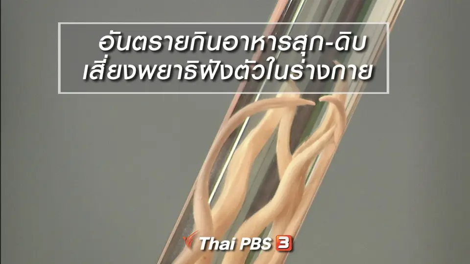 นารีสนทนา : อันตรายกินอาหารสุก-ดิบ เสี่ยงพยาธิฝังตัวในร่างกาย