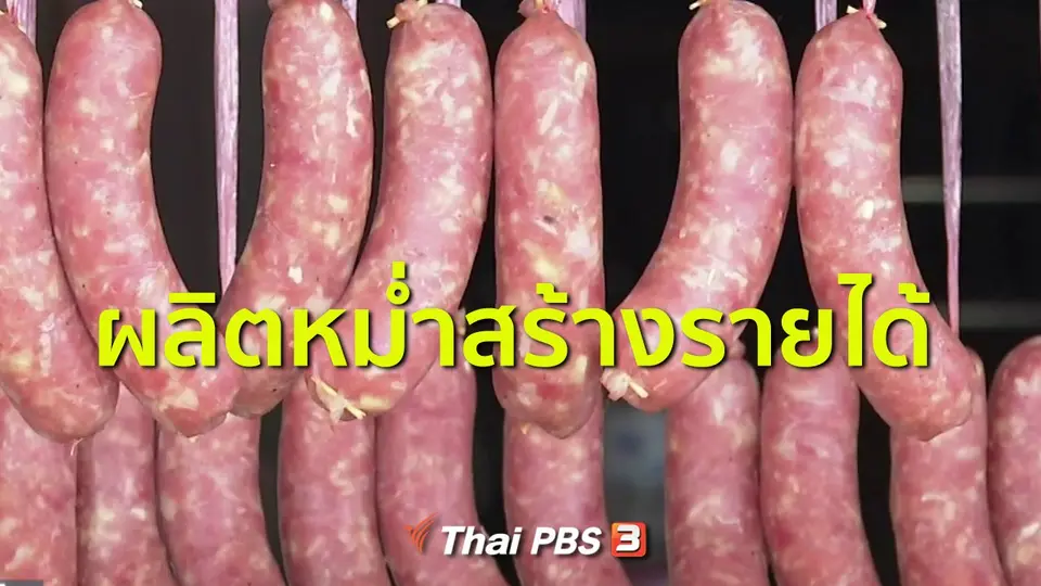 อาชีพทั่วไทย : ผลิตหม่ำสร้างรายได้