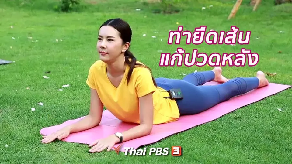 โยคะบำบัด : ท่ายืดเส้น แก้ปวดหลัง