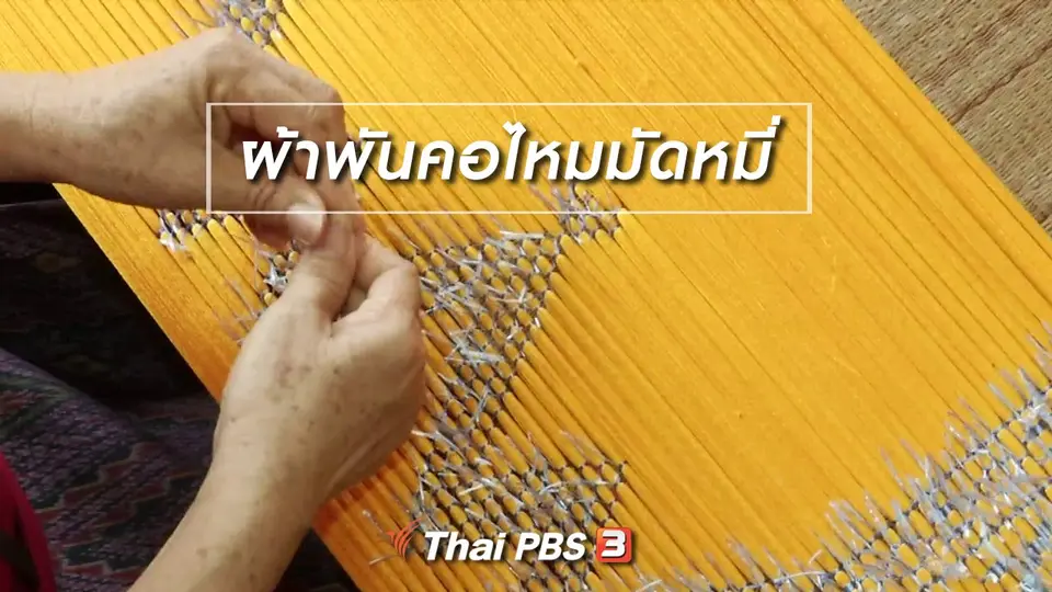 ตะลุยทั่วไทย : ผ้าพันคอไหมมัดหมี่