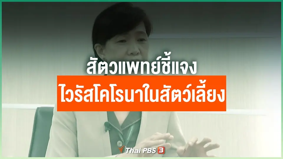 สัตวแพทย์ชี้แจงไวรัสโคโรนาในสัตว์เลี้ยง​